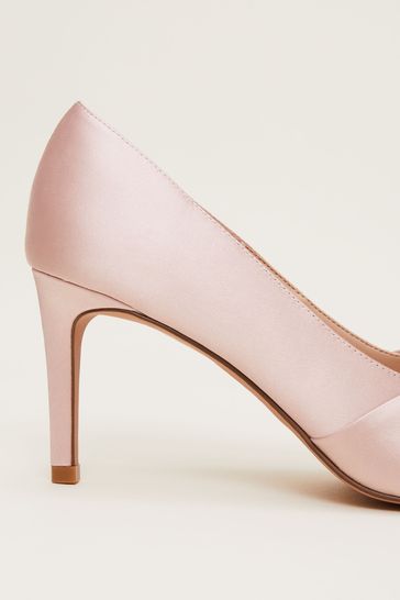 Buy Phase Eight Pink Satin Knot Front Court Shoes from Next Ireland