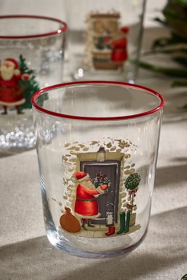 clear christmas cups