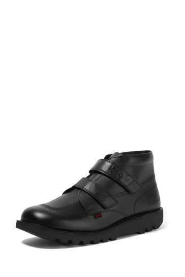 Black velcro kickers outlet