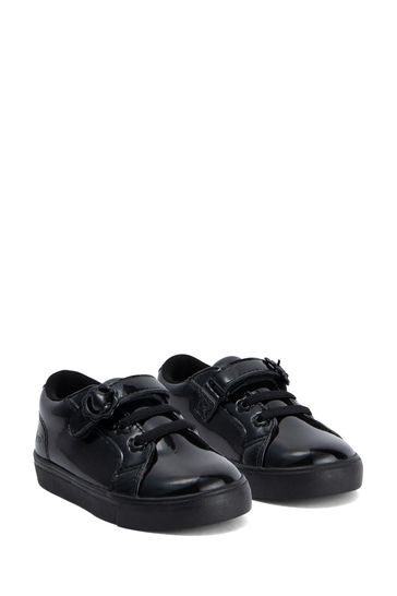 Infant black velcro new arrivals trainers