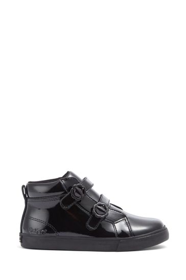 Buy Kickers Infant Tovni Hi Velcro Bloom Patent Leather Black