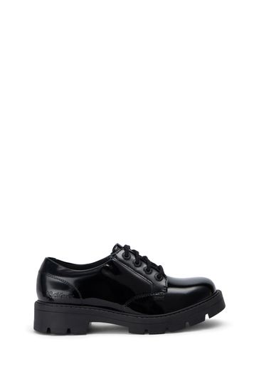Buy Kickers Womens Black Kori Patent Leather Lace Shoes from Next