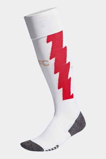 adidas White Sport Performance Adult Arsenal 23/24 Home Socks