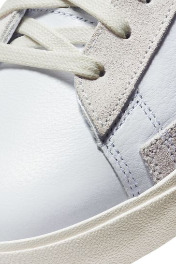 Blazer low discount leather white