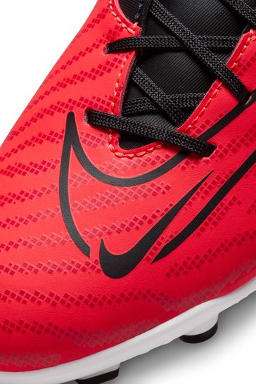 Buy Nike Red Phantom Club Firm Ground Football Boots from Next Latvia