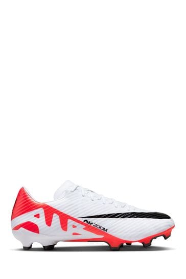 Nike white and red discount football boots