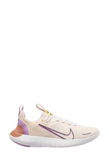 Buy Nike Light Pink Free Run Flyknit Next Nature Road Running