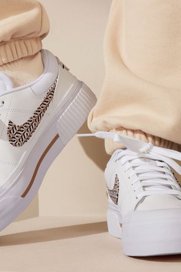 Buy Nike White Court Legacy Lift Platform Trainers United in Victory from Next Austria