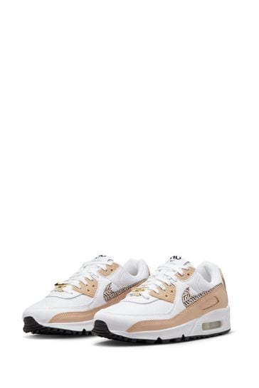 Nike air max 90 white and deals rose gold