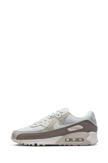 Grey nike air max 90 junior hotsell