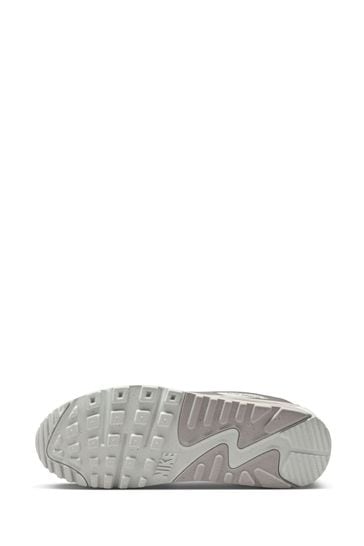 Buy Nike Grey White Air Max 90 Trainers from Next Romania