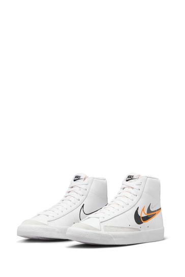 Buy Nike White Blazer Mid 77 Trainers from Next Luxembourg