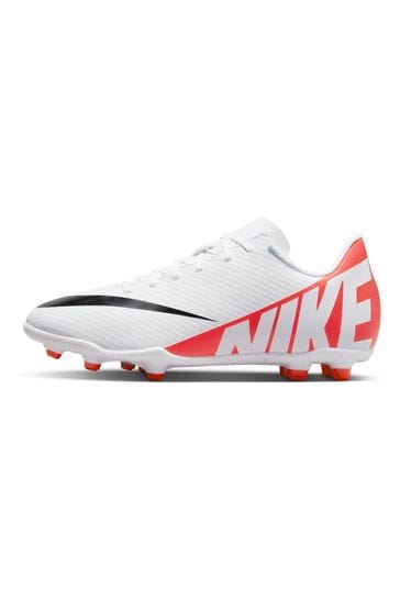 Nike Jr. Red Mercurial Vapor 15 Club Firm Ground Football Boots