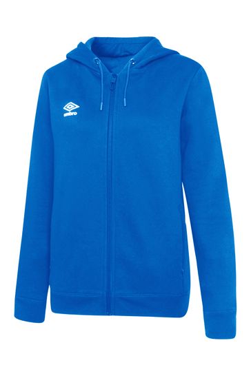 Buy Umbro Blue Club Leisure Zip Through Hoodie from Next Luxembourg
