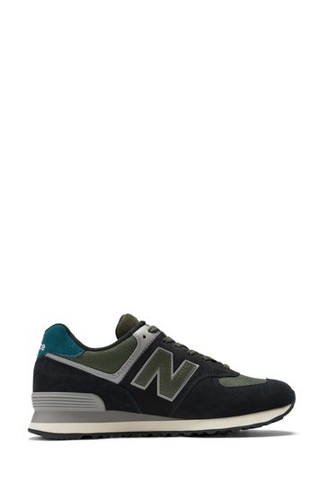 New Balance Black 574 Trainers