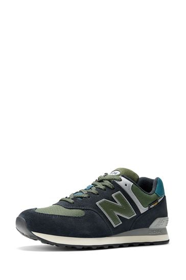 New balance 574 noir vert online