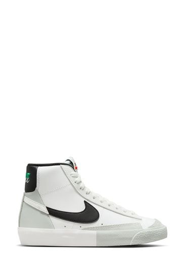 Blazer mid 77 vintage white black uk discount