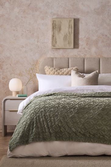 Sage bed throw store