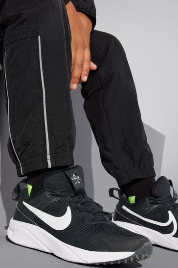 Buy Nike Black White Kids Star Runner 4 Junior Trainers from Next