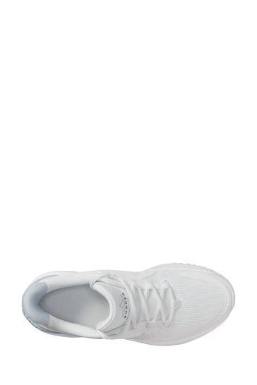 Nike white 2025 sole trainers