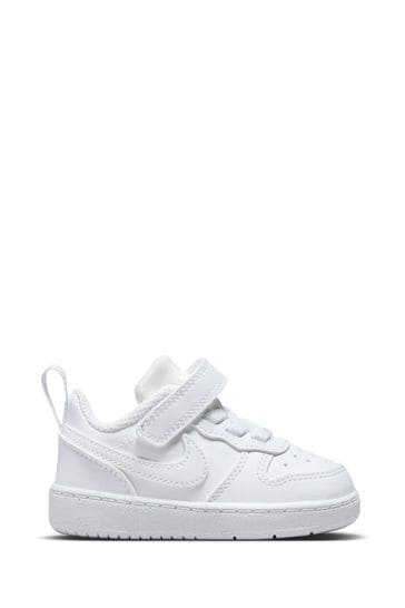 Nike white hot sale infant trainers