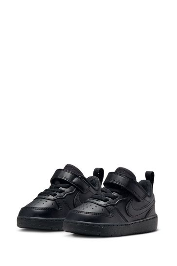 Nike Black Infant Court Borough Low Recraft Trainers