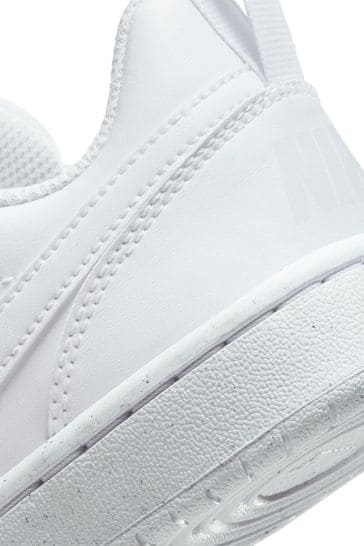 Nike White Youth Court Borough Low Recraft Trainers