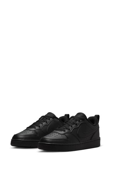 Nike Black Court Borough Low Recraft Youth Trainers