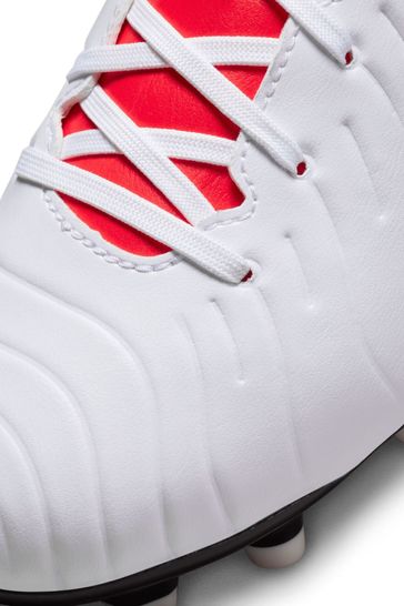 Nike white and red football boots discount