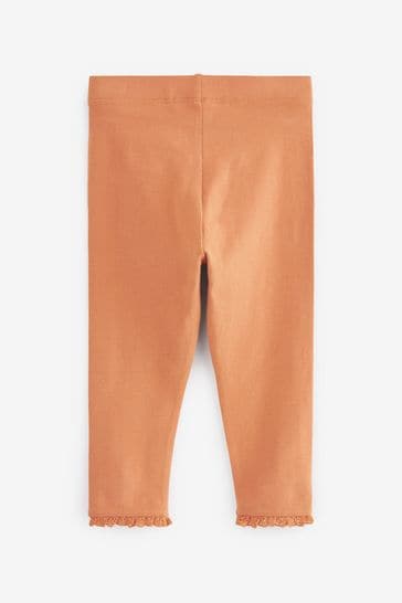 Burnt orange top toddler leggings