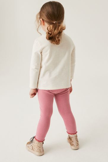 Rose Pink Basic Leggings 3mths 7yrs