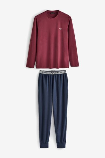 Buy Emporio Armani Long Sleeve Pyjamas Set from Next Netherlands