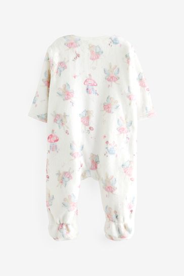 Fleece outlet baby sleepsuits