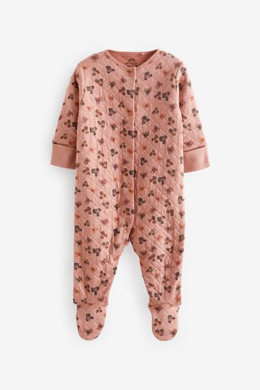Quilted sales baby pajamas