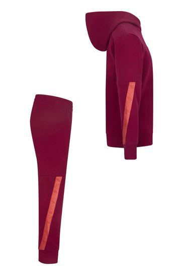 Nike tape tracksuit hotsell burgundy