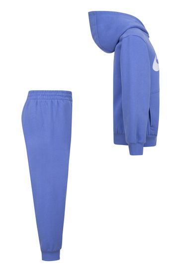 Blue sales nike set