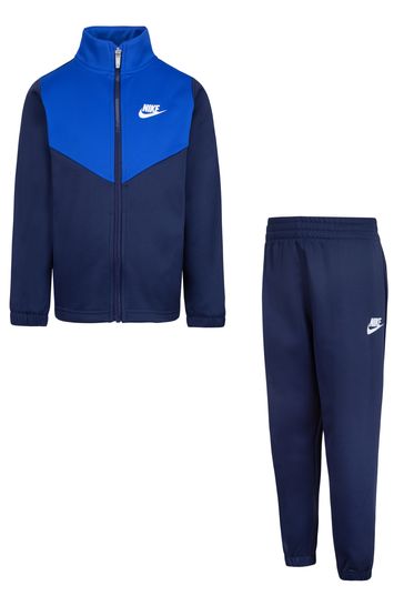 Buy Nike Blue Tricot Little Kids Tracksuit from Next Denmark