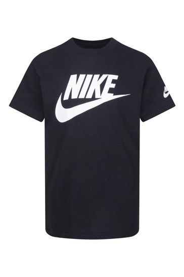 Nike camiseta negra de Futura Little Kids
