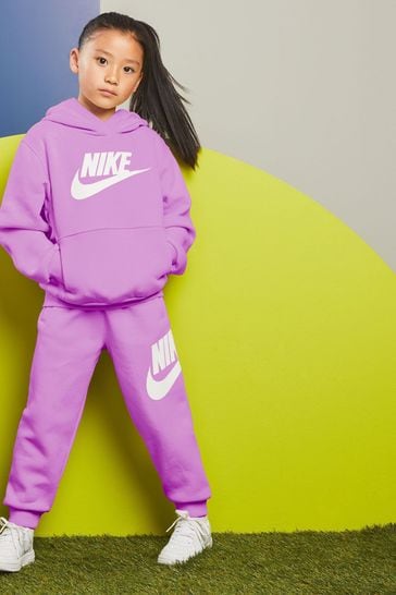 Nike Pink Little Kids Club Fleece Tracksuit Set