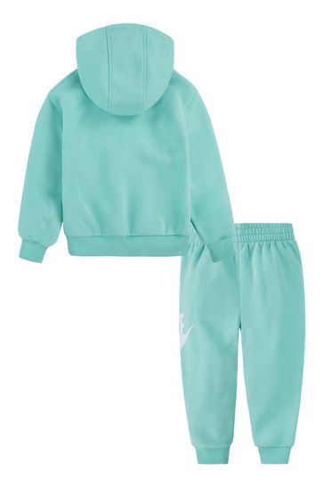 Nike Mint Green Little Kids Club Fleece Tracksuit Set