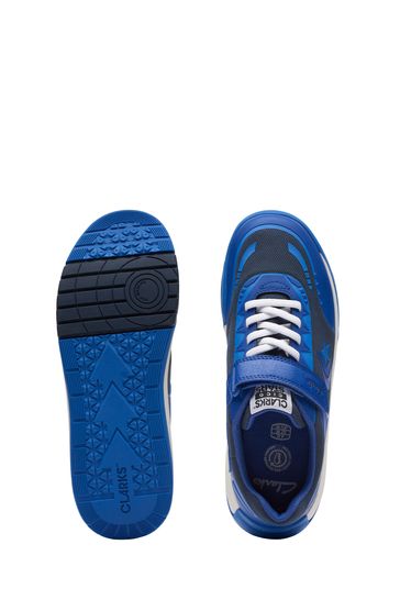 Clarks best sale blue trainers
