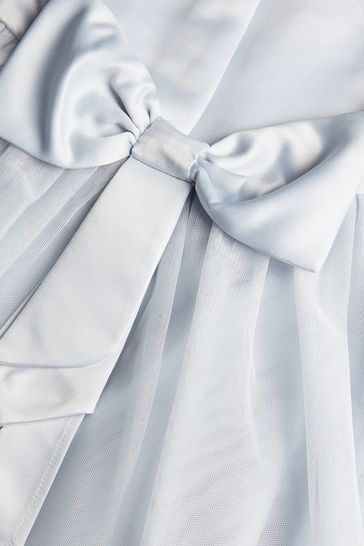 Buy Monsoon Grey Tulle Baby Flower Girl Dress from Next Denmark