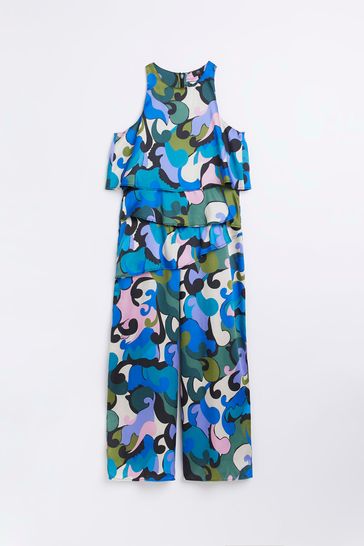 River island cheap camo jumpsuit