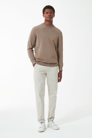 White cotton jumper mens shop