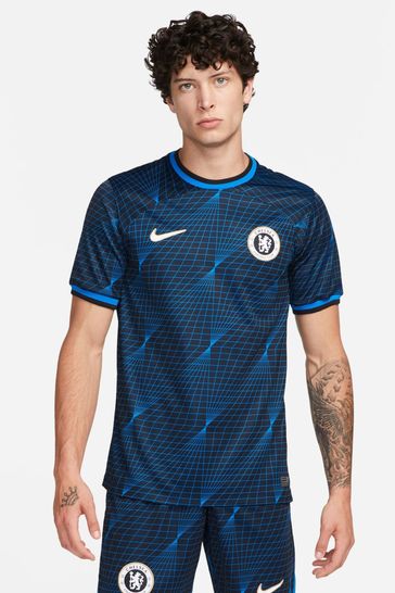 Nike Blue Blank Chelsea FC Stadium 23/24 Away Football Shirt