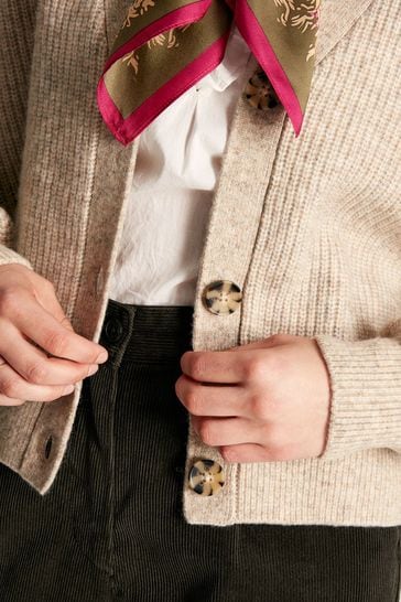 Joules pink cardigan sale