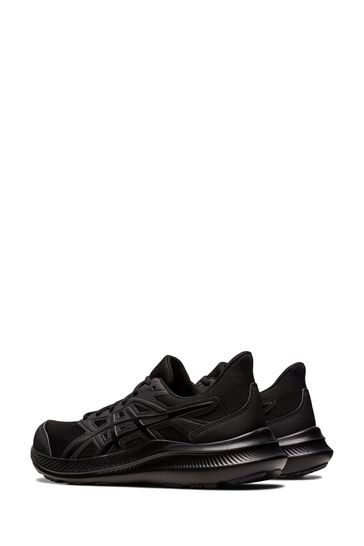 Black asics trainers shop