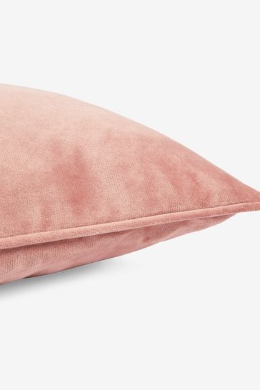 Blush pink velvet 2025 pillow