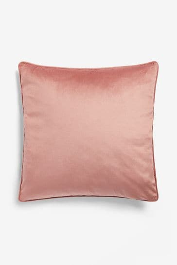 Blush pink velvet pillow 2025