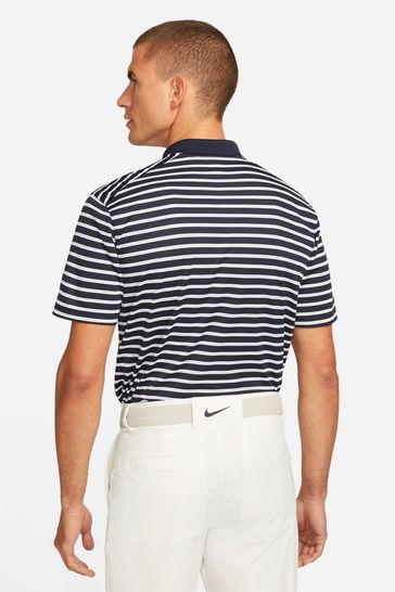 Nike striped golf polo sale